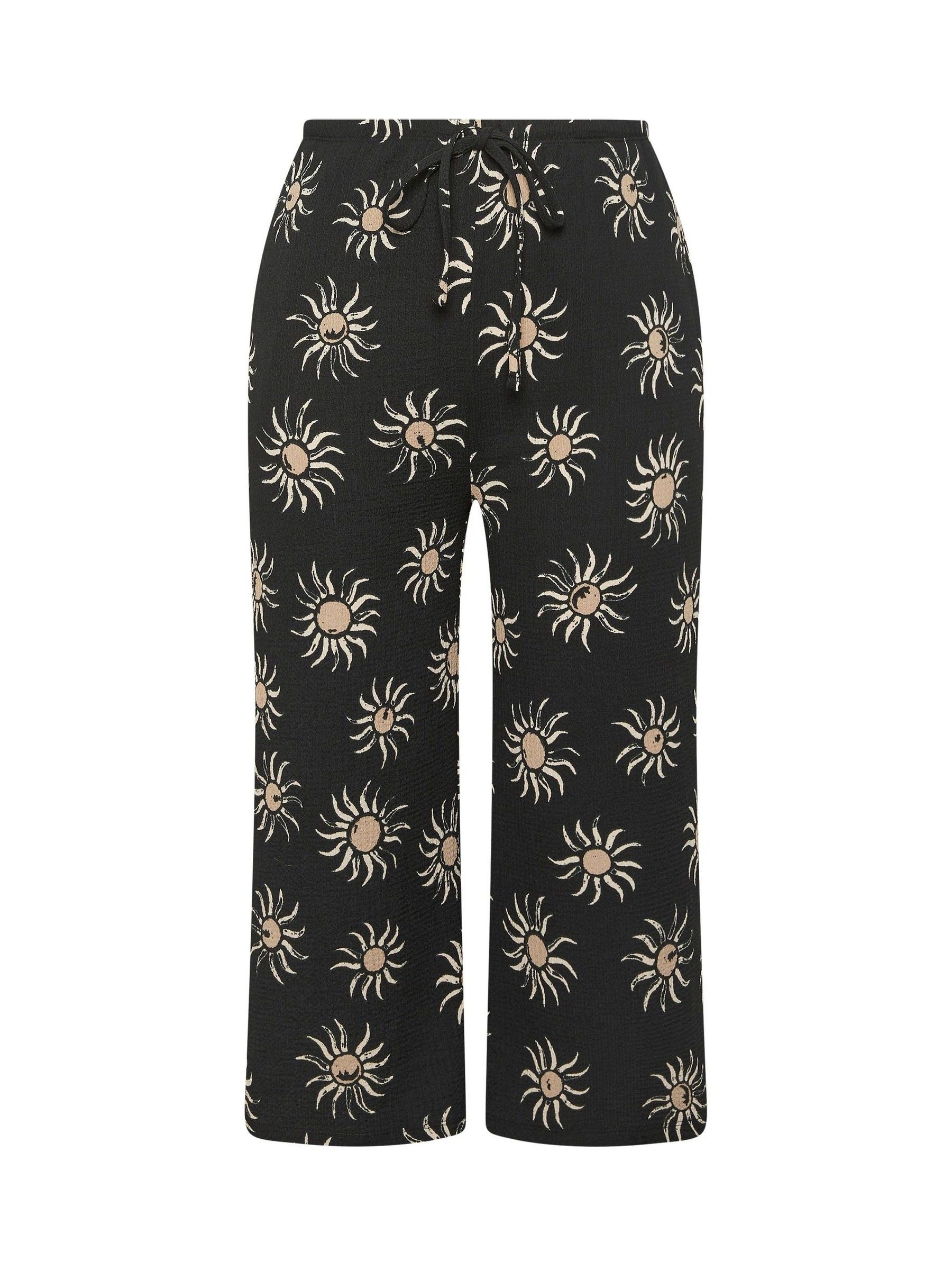 Buy Yours Curve Blue Sun Print Jersey Culottes from Next USA