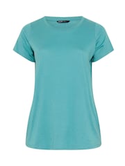 Yours Curve Pink Short Sleeve Core Summer T-Shirts 5 Pack - Image 8 of 10