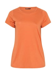 Yours Curve Pink Short Sleeve Core Summer T-Shirts 5 Pack - Image 9 of 10