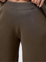 Yours Curve Brown Limited Knitted Trousers - Image 4 of 5