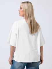 Yours Curve White Limited Its Coming Home T-Shirt - Image 3 of 5