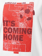 Yours Curve White Limited Its Coming Home T-Shirt - Image 4 of 5