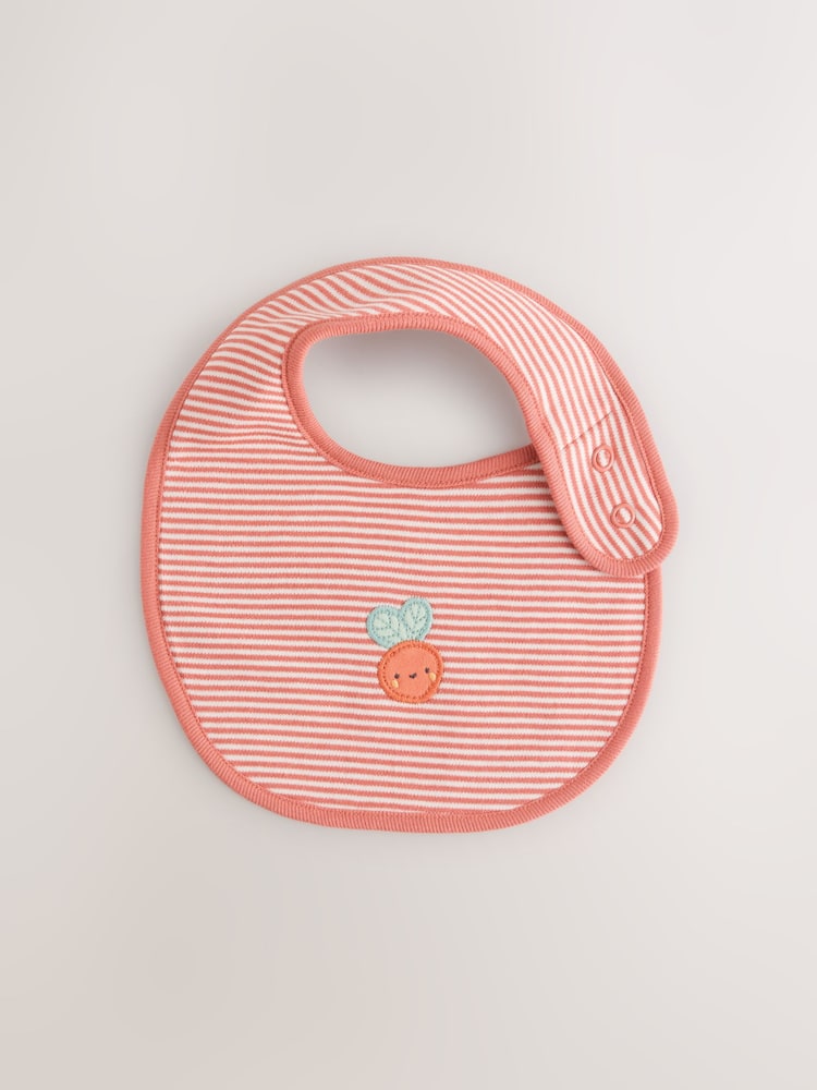 Red/Blue Hamish Farm Baby Bibs 5 Pack - Image 2 of 8 Red/Blue Hamish Farm Baby Bibs 5 Pack - Image 2 of 8