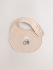Red/Blue Hamish Farm Baby Bibs 5 Pack - Image 5 of 8
