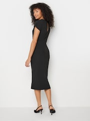 M&Co Black Twist Side Dress - Image 3 of 5