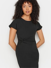 M&Co Black Twist Side Dress - Image 4 of 5
