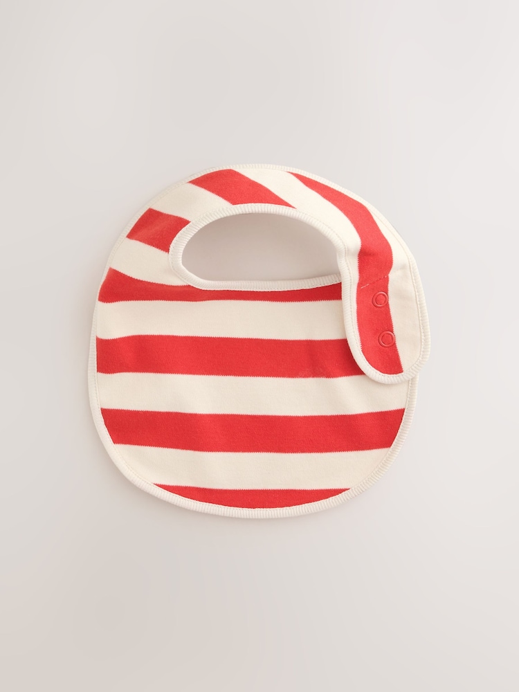 Red/Blue Transport Baby Bibs 5 Pack - Image 2 of 8 Red/Blue Transport Baby Bibs 5 Pack - Image 2 of 8