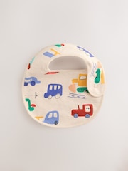 Red/Blue Transport Baby Bibs 5 Pack - Image 3 of 8