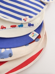 Red/Blue Transport Baby Bibs 5 Pack - Image 7 of 8
