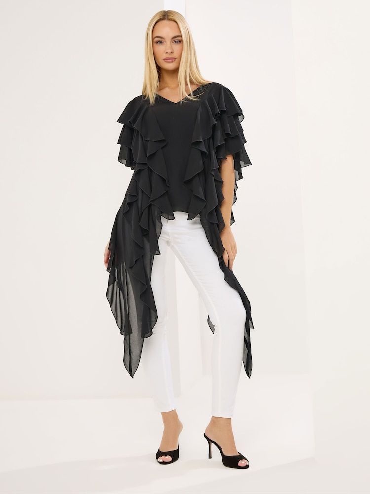 Star by Julien MacDonald Black Jelly Fish Blouse - Image 2 of 5 Star by Julien MacDonald Black Jelly Fish Blouse - Image 2 of 5