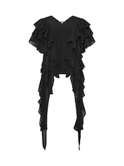 Star by Julien MacDonald Black Jelly Fish Blouse - Image 5 of 5