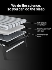 Jay-Be BLACK AND WHITE Mobile Folding Bed with Comfort Mattress - Image 6 of 6