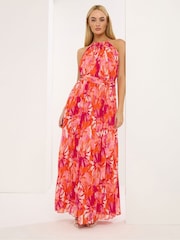 Star by Julien MacDonald Halter Neck Pleated Dress - Bild 1 von 5