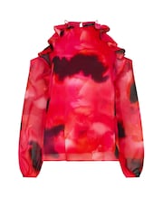 Rojo - Star by Julien MacDonald Blurred Floral Cold Shoulder Top - Imagen 5 de 5