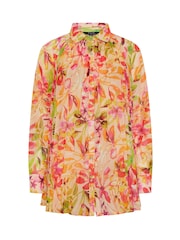Star by Julien MacDonald Pink Pleated Printed Shirt - Image 5 of 5