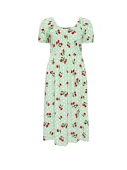 Verde - Yours Curve Limited Gingham Bardot Dress - Imagen 5 de 5