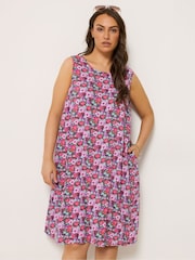 Yours Curve Black Swing Pocket Dress - Image 1 of 5