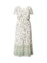 Yours Curve Green Boho Border Maxi Dress - Image 5 of 5