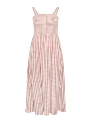 Yours Curve Pink Shirred Sundress - Image 5 of 5