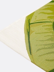 La Redoute Intérieurs Green Ecru Mokoa Flat Woven Indoor and Outdoor Rug - Image 4 of 5