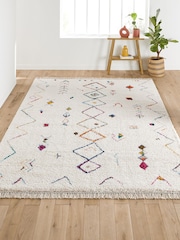 La Redoute Intérieurs Multicolour Miro Colourful Berber Style XL Rug - Image 1 of 4