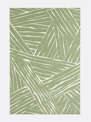 La Redoute Intérieurs Green Mokoa Flat Woven Indoor and Outdoor Rug - Image 2 of 5