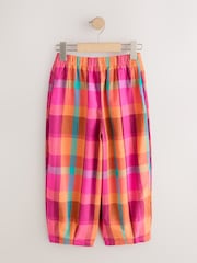 Bright Seersucker Check Pullon Barrel Trousers (3-16yrs) - Image 6 of 8