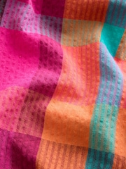 Bright Seersucker Check Pullon Barrel Trousers (3-16yrs) - Image 8 of 8