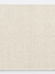 La Redoute Intérieurs Ecru Diano Knit Effect Square Wool Rug - Image 2 of 4