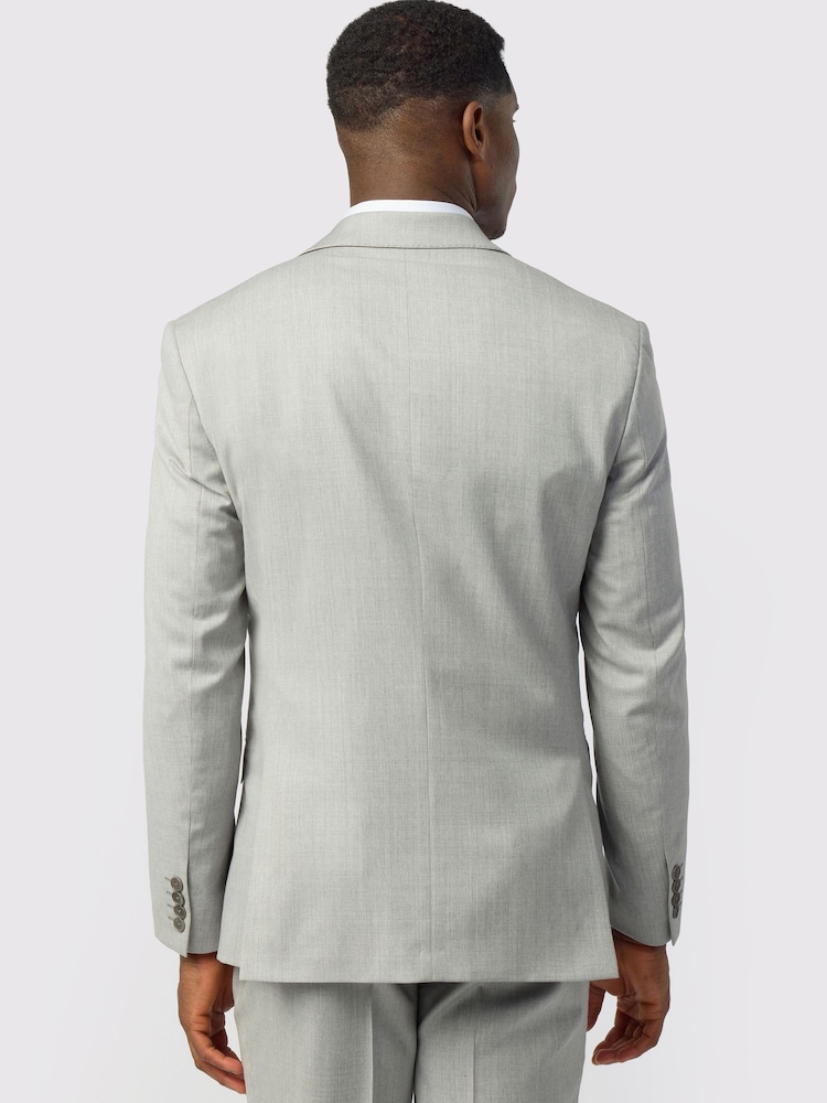 Ted Baker Tailoring Grey Twill Jacket - Image 2 of 6