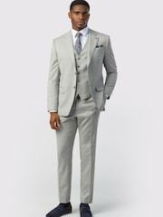 Ted Baker Tailoring Grey Twill Jacket - Image 3 of 6