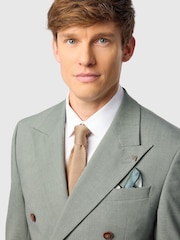 Antique Rogue Green Plain Double Breasted Jacket - Image 3 of 3