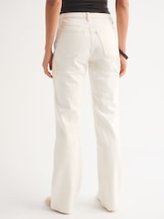 Abercrombie & Fitch Cream Crochet Belt 90s Relaxed Jeans - Image 4 of 8
