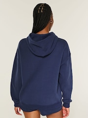 Hollister Blue Branded Boyfriend Hoodie - Image 3 of 4