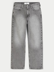 Hollister Grey Baggy Fit Jeans - Image 4 of 4