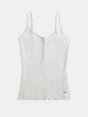 Hollister Grey Henley Camisoles - Image 4 of 4
