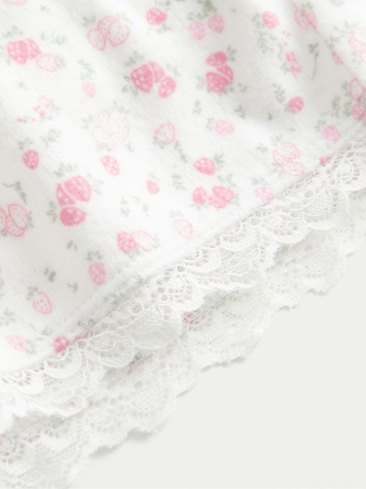 Hollister White Cozy Lace Pyjama Shorts - Image 4 of 4