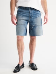 Abercrombie & Fitch Blue Baggy Shorts - Image 2 of 7