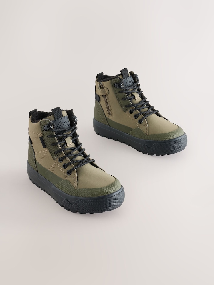 Khaki Green Standard Fit (F) Skate Cleat High Top Boots - Image 1 of 6 Khaki Green Standard Fit (F) Skate Cleat High Top Boots - Image 1 of 6
