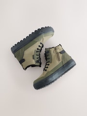 Khaki Green Standard Fit (F) Skate Cleat High Top Boots - Image 5 of 6