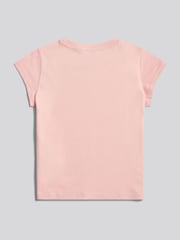 U.S. Polo Assn. Pink Script Logo Cap Sleeve T-Shirt - Image 6 of 7
