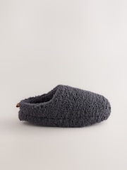 Grey Borg Warm Lined Slipper Mules - Image 2 of 5