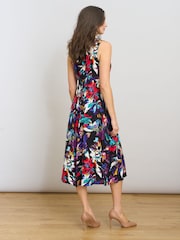 Gina Bacconi Black Dani Mult-Colour Floral Dress - Image 2 of 6