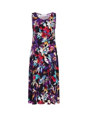 Gina Bacconi Black Dani Mult-Colour Floral Dress - Image 6 of 6