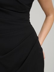 Gina Bacconi Marcela 短款單肩皺紗連身裙 - 圖片 6/6