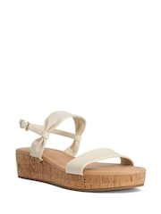 Dune London White Laliz Casual Sandals - Image 2 of 5