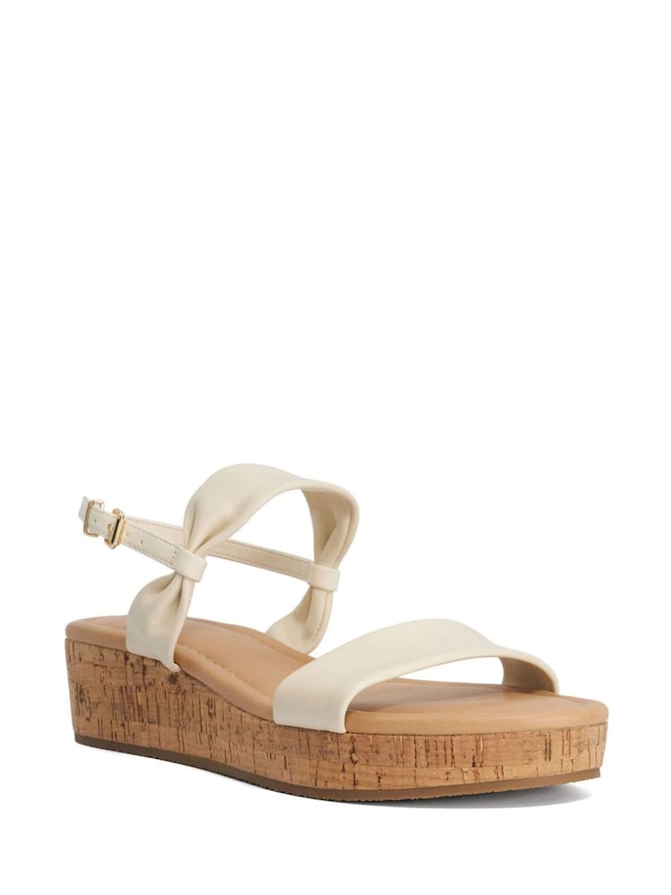 Dune London White Laliz Casual Sandals - Image 2 of 5