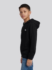 Lee Black Boys Badge Zip Through Hoodie - Image 4 of 8