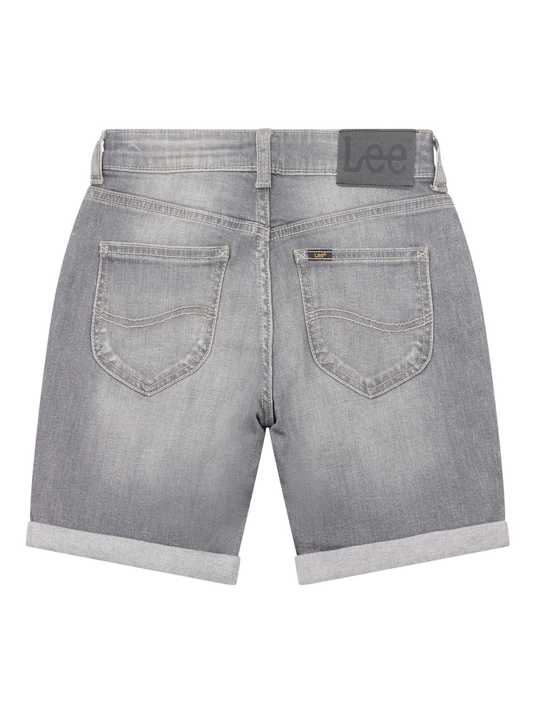 Lee Grey West 5 Pocket Shorts - Image 2 of 3 Lee Grey West 5 Pocket Shorts - Image 2 of 3