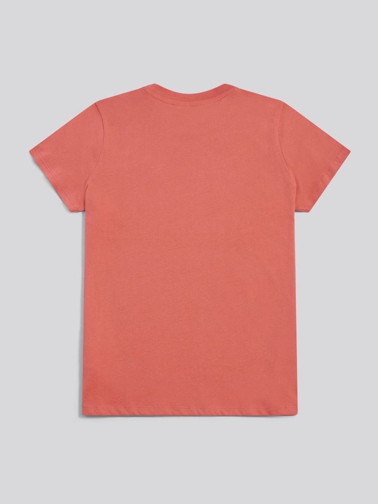 U.S. Polo Assn. Mineral Red Crew Neck Double Horsemen T-Shirt - Image 2 of 3 U.S. Polo Assn. Mineral Red Crew Neck Double Horsemen T-Shirt - Image 2 of 3